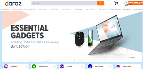 Daraz E-Commerce Clone